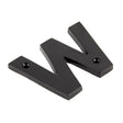 From The Anvil - Black Letter W | Sku. 83800W | Trade Door Handles.