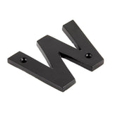 From The Anvil - Black Letter W | Sku. 83800W | Trade Door Handles.