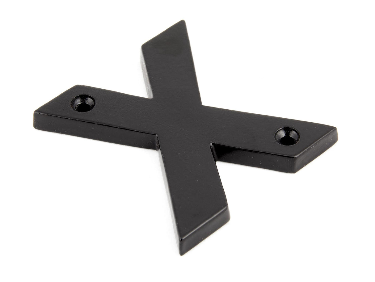 From The Anvil - Black Letter X | Sku. 83800X | Trade Door Handles.
