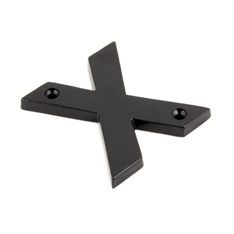 From The Anvil - Black Letter X | Sku. 83800X | Trade Door Handles.