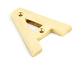 From The Anvil - Polished Brass Letter A | Sku. 83801A | Trade Door Handles.