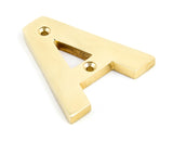 From The Anvil - Polished Brass Letter A | Sku. 83801A | Trade Door Handles.