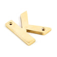 From The Anvil - Polished Brass Letter K | Sku. 83801K | Trade Door Handles.
