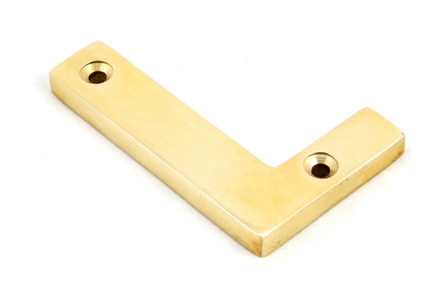 From The Anvil - Polished Brass Letter L | Sku. 83801L | Trade Door Handles.