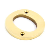 From The Anvil - Polished Brass Letter O | Sku. 83801O | Trade Door Handles.