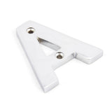 From The Anvil - Polished Chrome Letter A | Sku. 83802A | Trade Door Handles.
