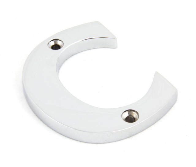 From The Anvil - Polished Chrome Letter C | Sku. 83802C | Trade Door Handles.