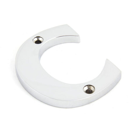 From The Anvil - Polished Chrome Letter C | Sku. 83802C | Trade Door Handles.