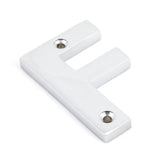From The Anvil - Polished Chrome Letter F | Sku. 83802F | Trade Door Handles.