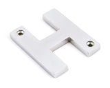 From The Anvil - Polished Chrome Letter H | Sku. 83802H | Trade Door Handles.