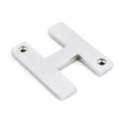 From The Anvil - Polished Chrome Letter H | Sku. 83802H | Trade Door Handles.