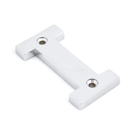 From The Anvil - Polished Chrome Letter I | Sku. 83802I | Trade Door Handles.