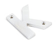 From The Anvil - Polished Chrome Letter K | Sku. 83802K | Trade Door Handles.