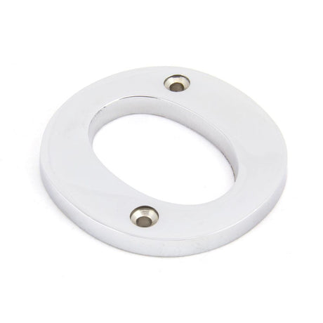 From The Anvil - Polished Chrome Letter O | Sku. 83802O | Trade Door Handles.