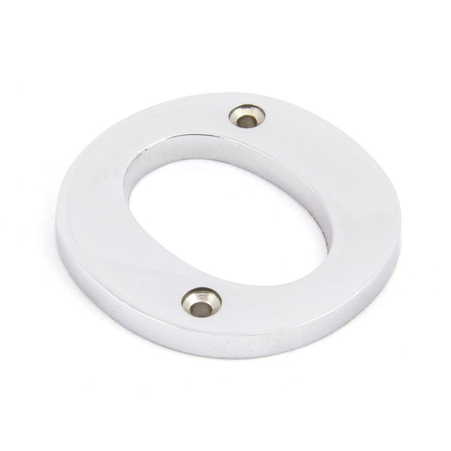 From The Anvil - Polished Chrome Letter O | Sku. 83802O | Trade Door Handles.