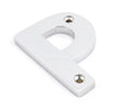 From The Anvil - Polished Chrome Letter P | Sku. 83802P | Trade Door Handles.