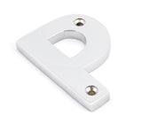 From The Anvil - Polished Chrome Letter P | Sku. 83802P | Trade Door Handles.