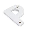 From The Anvil - Polished Chrome Letter P | Sku. 83802P | Trade Door Handles.