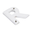 From The Anvil - Polished Chrome Letter R | Sku. 83802R | Trade Door Handles.