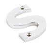 From The Anvil - Polished Chrome Letter S | Sku. 83802S | Trade Door Handles.