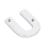 From The Anvil - Polished Chrome Letter U | Sku. 83802U | Trade Door Handles.
