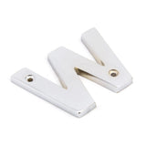 From The Anvil - Polished Chrome Letter W | Sku. 83802W | Trade Door Handles.