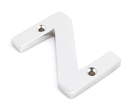 From The Anvil - Polished Chrome Letter Z | Sku. 83802Z | Trade Door Handles.