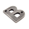 From The Anvil - Antique Pewter Letter B | Sku. 83803B | Trade Door Handles.