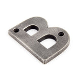 From The Anvil - Antique Pewter Letter B | Sku. 83803B | Trade Door Handles.