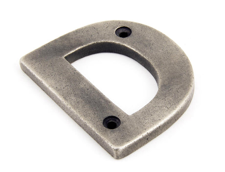 From The Anvil - Antique Pewter Letter D | Sku. 83803D | Trade Door Handles.
