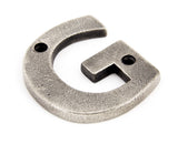 From The Anvil - Antique Pewter Letter G | Sku. 83803G | Trade Door Handles.