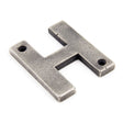 From The Anvil - Antique Pewter Letter H | Sku. 83803H | Trade Door Handles.