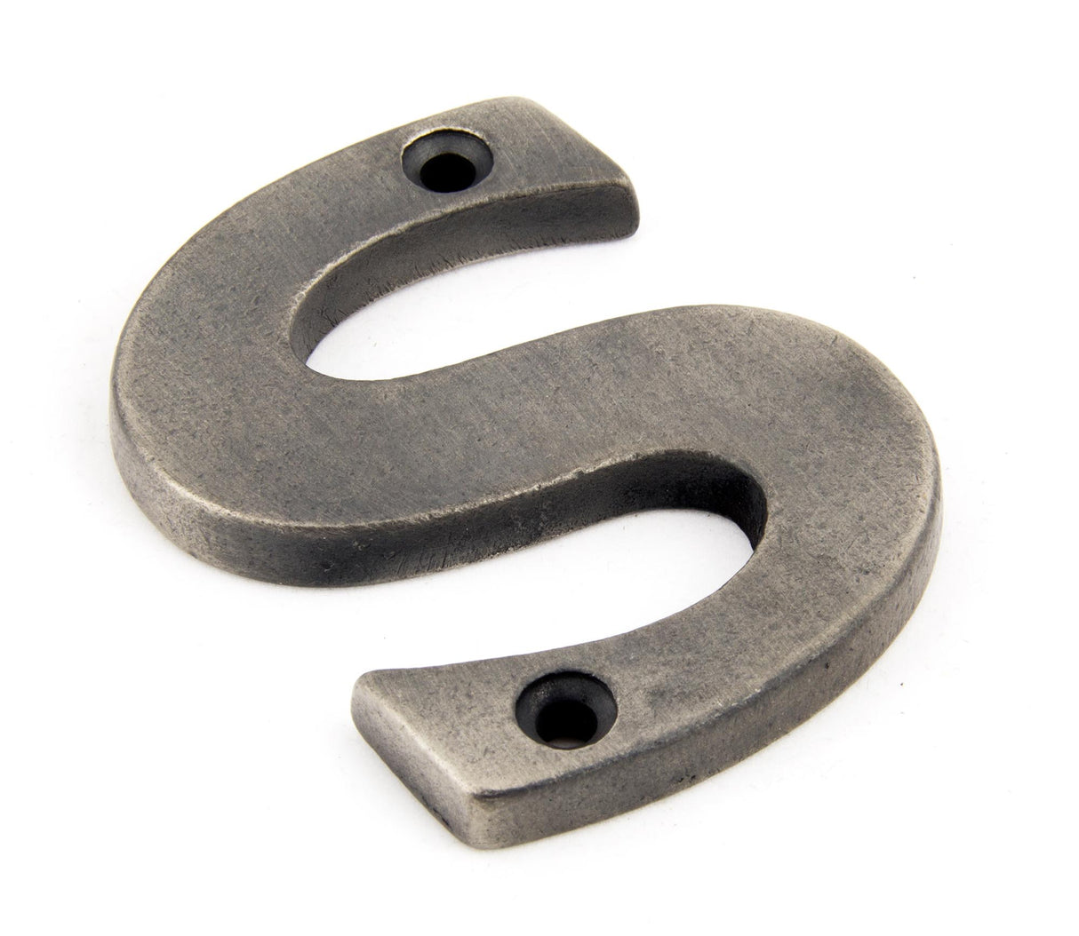 From The Anvil - Antique Pewter Letter S | Sku. 83803S | Trade Door Handles.