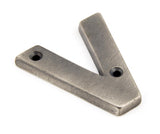 From The Anvil - Antique Pewter Letter V | Sku. 83803V | Trade Door Handles.
