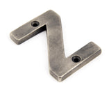 From The Anvil - Antique Pewter Letter Z | Sku. 83803Z | Trade Door Handles.