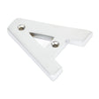 From The Anvil - Satin Chrome Letter A | Sku. 83804A | Trade Door Handles.