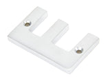 From The Anvil - Satin Chrome Letter E | Sku. 83804E | Trade Door Handles.