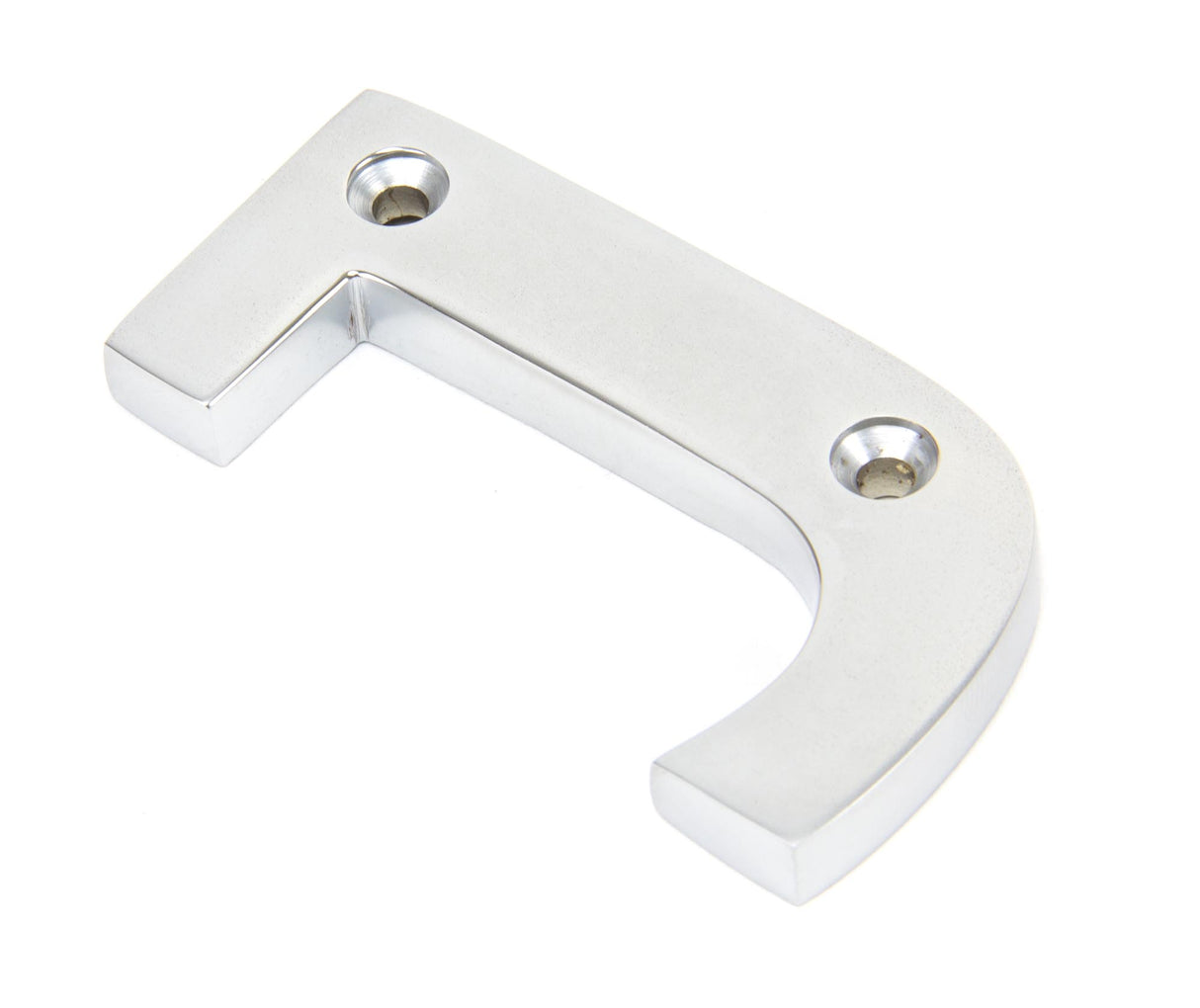 From The Anvil - Satin Chrome Letter J | Sku. 83804J | Trade Door Handles.