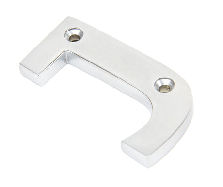 From The Anvil - Satin Chrome Letter J | Sku. 83804J | Trade Door Handles.