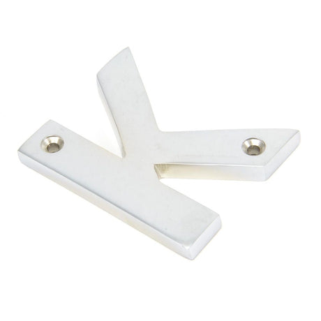 From The Anvil - Satin Chrome Letter K | Sku. 83804K | Trade Door Handles.