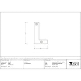 From The Anvil - Satin Chrome Letter L | Sku. 83804L | Trade Door Handles.