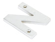 From The Anvil - Satin Chrome Letter N | Sku. 83804N | Trade Door Handles.