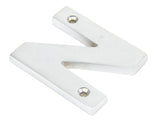 From The Anvil - Satin Chrome Letter N | Sku. 83804N | Trade Door Handles.