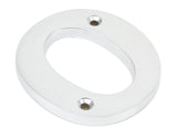 From The Anvil - Satin Chrome Letter O | Sku. 83804O | Trade Door Handles.
