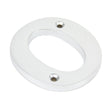 From The Anvil - Satin Chrome Letter O | Sku. 83804O | Trade Door Handles.