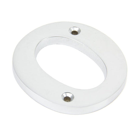 From The Anvil - Satin Chrome Letter O | Sku. 83804O | Trade Door Handles.