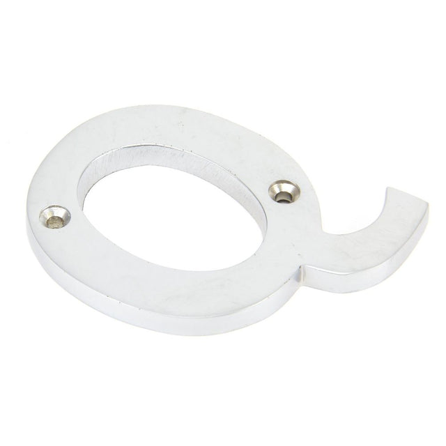 From The Anvil - Satin Chrome Letter Q | Sku. 83804Q | Trade Door Handles.