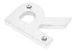 From The Anvil - Satin Chrome Letter R | Sku. 83804R | Trade Door Handles.