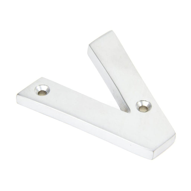 From The Anvil - Satin Chrome Letter V | Sku. 83804V | Trade Door Handles.