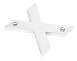 From The Anvil - Satin Chrome Letter X | Sku. 83804X | Trade Door Handles.